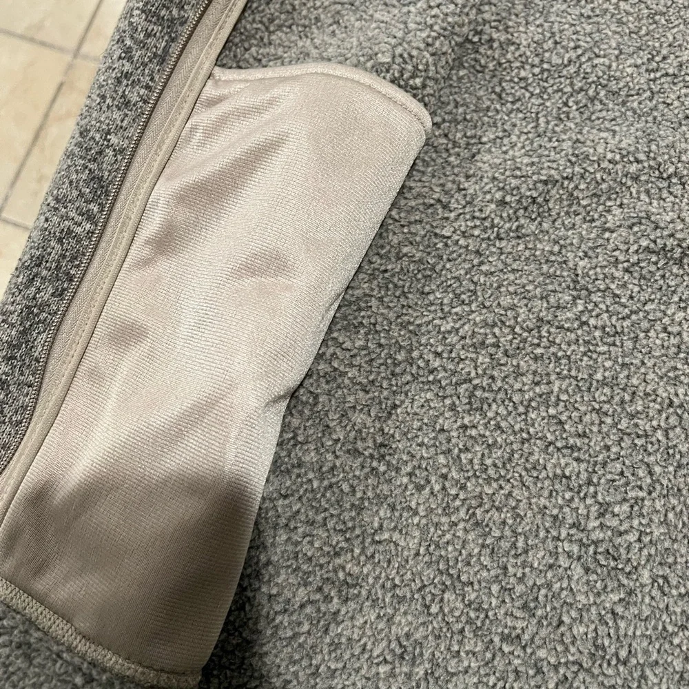 The North Face Brown Fleece Vest NWOT Men's Tsillan Knit Full Zip Vest